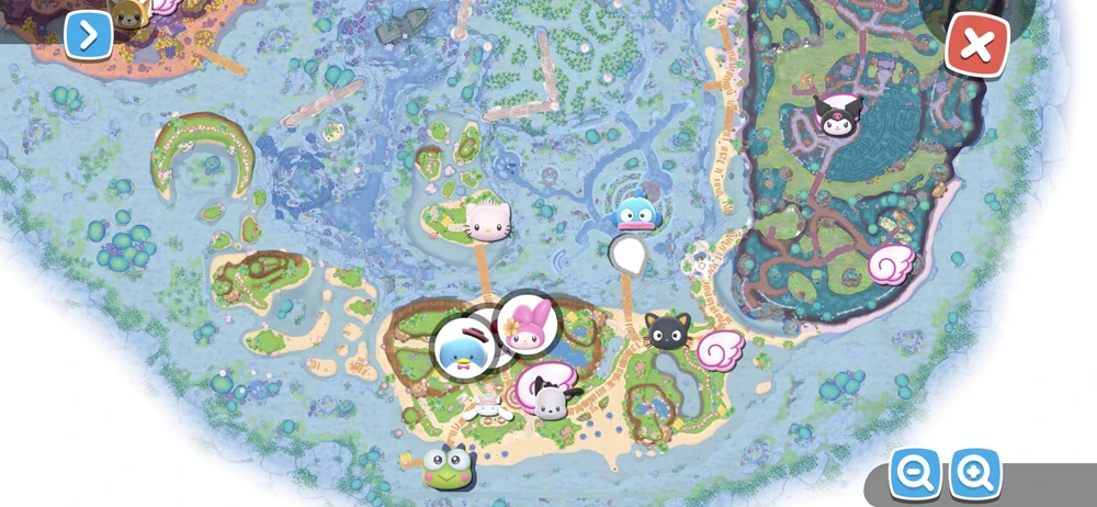 Kuromi Luggage Locations in Hello Kitty Island Adventure